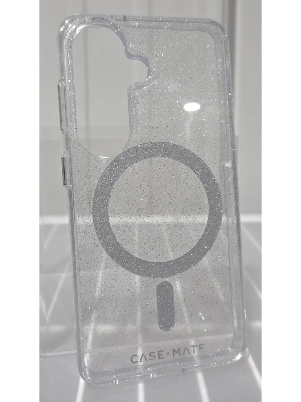 Case-Mate Samsung Galaxy S26 Twinkle Twilight Silver & Clear Magnetic Phone Case